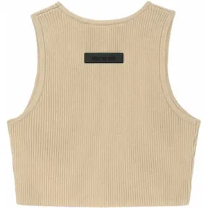 Fear of God Essentials Women's Sport Tank Gold Heather Size Medium thumbnail 2