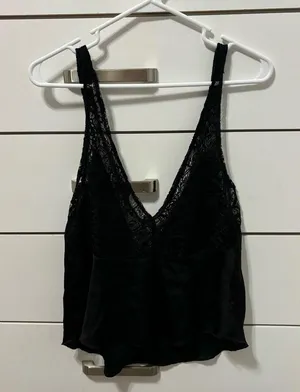 Free People In My Head Silk Satin Tank NWT thumbnail 4