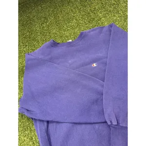 Vintage‎ Champion Reverse Weave Crewneck Sweatshirt Blue purple XXL Blank thumbnail 2
