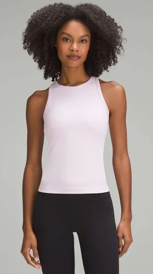 Lululemon Align Waist-Length Racerback Tank Top Pink W1DSPS Size 8 thumbnail 1