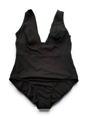Andie xxxlt 3x long torso slimming Classic Black One-Piece Swimsuit bathing suit thumbnail 1