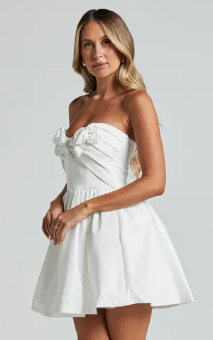 New Showpo Angeletta Mini Dress Sweetheart Fit & Flare Dress MSRP $139 thumbnail 4