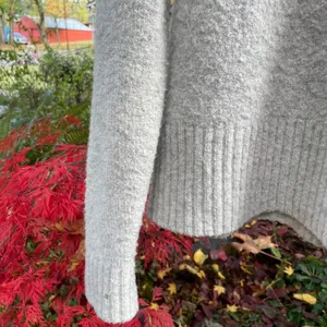 Madewell Fulton Gray Crew Neck Sweater thumbnail 3