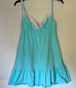 Victoria’s Secret Strappy V-neck Lingerie Chemise Dress Women’s Size Medium A11 thumbnail 1