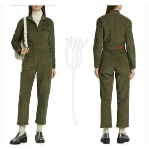 Rivet Utility‎ Bigwig Stretch Organic Cotton Corduroy Jumpsuit XL Workwear New thumbnail 2