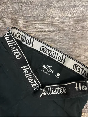 Hollister Black Logo Waistband‎ & Leggings with White Script thumbnail 3