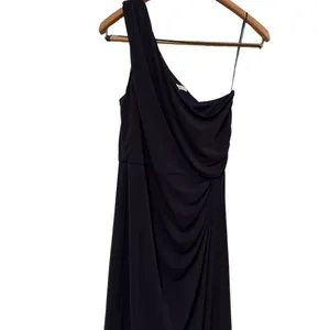 Max And Cleo One‎ Shoulder Dress Eggplant Size 6 Ruched Side thumbnail 7