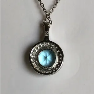 💙HP💙SS Aquamarine Necklace Blue thumbnail 4
