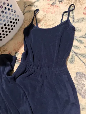 OFFLINE by Aerie Navy Jumpsuit Terry Cloth thumbnail 1