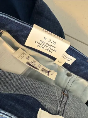 Madewell The Short Curvy Flare Crop Jean in‎ Super Stretch Denim size 32 short thumbnail 7