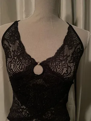 Black Lace Teddy Victoria's Secret thumbnail 2