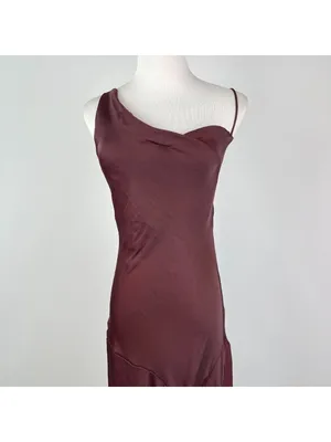 NWOT Farm Rio Ruffled Sleeveless V-Neck Maxi Dress Burgundy Size S thumbnail 7