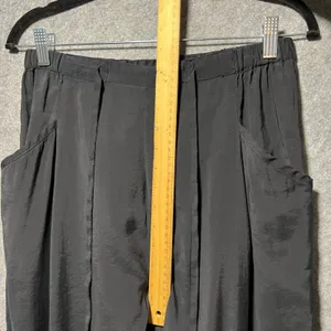 Elodie Black Jogger Pants‎ Elastic Waist Zipper Drawstring Pockets Size M thumbnail 5
