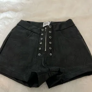 Princess Polly PU Space Girl Booty Shorts thumbnail 1