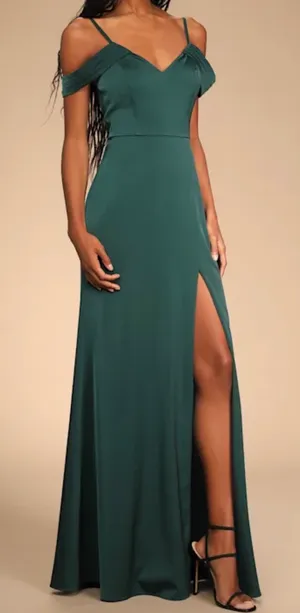 Emerald Lulus Dress thumbnail 2