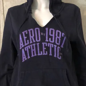 Aeropostale Navy Hoodie thumbnail 2