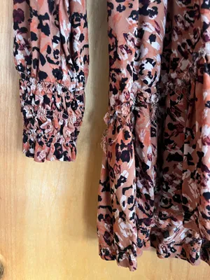 Orange leopard Dress thumbnail 2