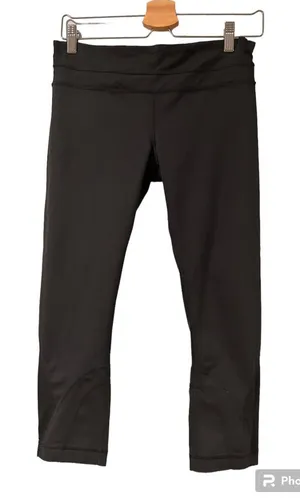 Lululemon Inspire Crop II *Luxtreme in Black size 8 thumbnail 1