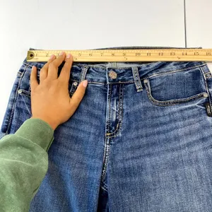 Silver Jeans Co Jeans Womens 31 Blue Denim Cotton Mid Rise Suki Bootcut Leg‎ thumbnail 10