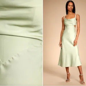 LULU's Prom Wedding Bridesmaid Sexy Satin Asymmetrical Elegant Midi Dress thumbnail 3