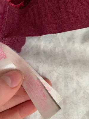Victoria's Secret PINK velvet maroon bralette thumbnail 4