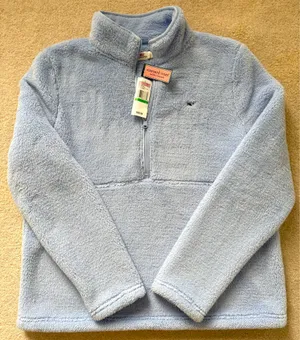 Vineyard Vines Quarter-Zip Pullover Fleece Blue Women’s thumbnail 1