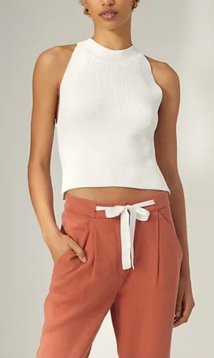Wilfred Aritzia Crevier Ribbed Knit Halter Tank Top thumbnail 1