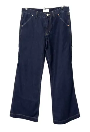 ZGY DENIM Relaxed Wide Leg Denim Dark‎ Wash Size 26 thumbnail 1