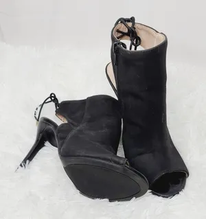Shoe Republic open to ankle lace up heels sz 8 thumbnail 1