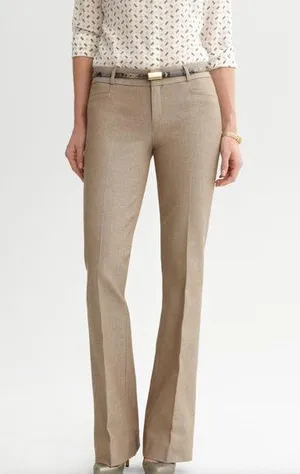 Banana Republic Women's Cashmere Wool Harrison Flare Trousers - 6 thumbnail 1