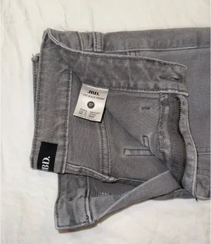 Just Black Denim Jeans High Rise Wide Leg Gray Denim 27 thumbnail 3