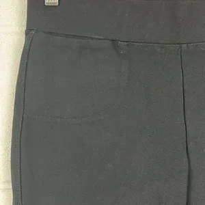 Quince women’s pull on black ponte cropped straight leg dress pant size S thumbnail 2