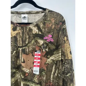 Mossy Oak Shirt Women 2XL Camo Breakup Infinity Long Sleeve Tee Outdoors Hunting thumbnail 2