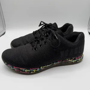 NOBULL Mesh Trainer Shoes Womens 8 Mens 6.5 Black Neon CrossFit Gym Sneaker thumbnail 3