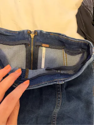 Free People Femme Denim Skirt Size 2 thumbnail 4