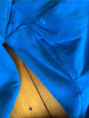 Sweaty Betty Escape Luxe Fleece Hoodie size XS in color lightening blue thumbnail 8
