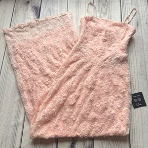 Lulus Joni Blush Pink 3X Floral Appliqué Lace Maxi Dress thumbnail 5
