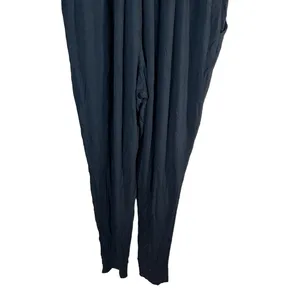 Aerie Jumpsuit Womens Size M Black Sleeveless Racerback Drawstring Waist Casual‎ thumbnail 8