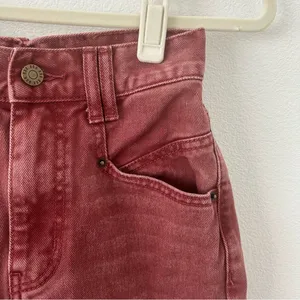 BDG Red Issa High Waisted Cowboy Jeans thumbnail 3