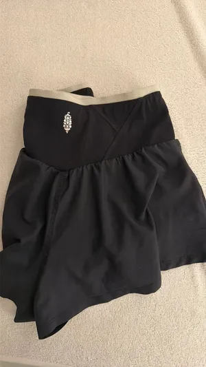 Free People Black Shorts Movement XS thumbnail 6