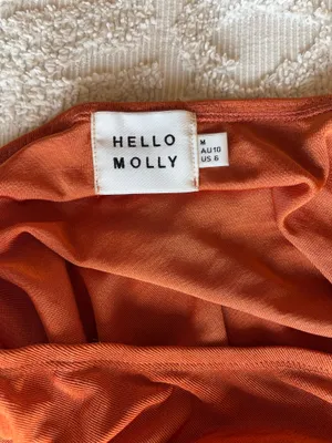 Hello Molly Mini Dress Orange thumbnail 4