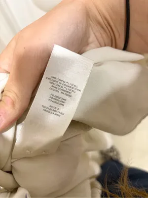 Aritzia Babaton Utility Shirt Matte Pearl Small thumbnail 9