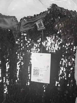 Forever 21 Black Sequin Sleeveless Mini Dress NWT thumbnail 2