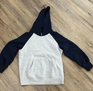 NWOT small trendy queen Women's Gray and blue sweatshirt - oversized thumbnail 1