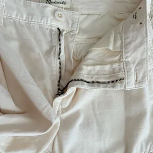 Madewell Garment-Dyed Low-Slung Straight Cargo Pants Cream‎ Vintage Linen 26 thumbnail 12