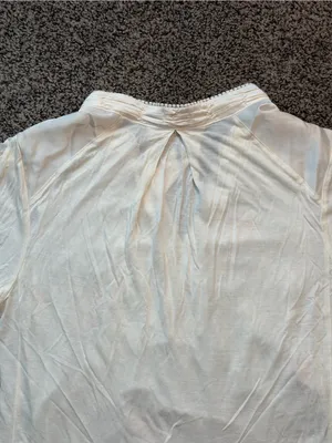 Anthropologie TINY Eliana Embroidered Floral Top Ivory Small NWT thumbnail 14