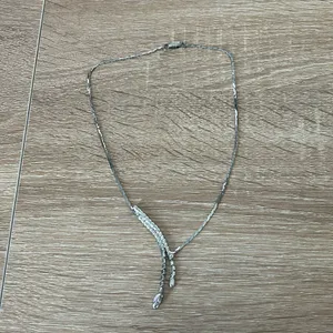 Rhinestone necklace Silver thumbnail 4