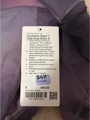 Lululemon Shorts Align High-Rise 4" thumbnail 4