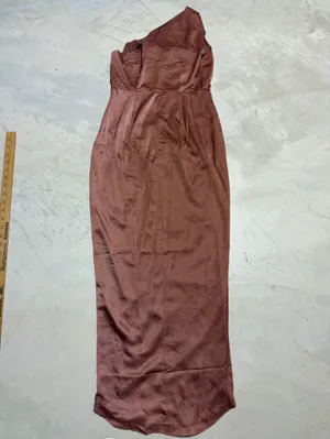 Showpo NWT felt so happy One-Shoulder dusty rose Dress MSRP$130 4 thumbnail 8