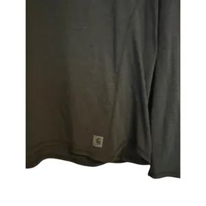Carhartt Women's For1/4 Zip Lightweight Pullover Olive Green thumbnail 5